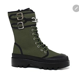 Yoki Rugged Boots - Olive